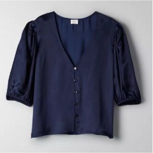 Wilfred Bria Blouse, medium, navy